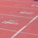 Running track lanes
